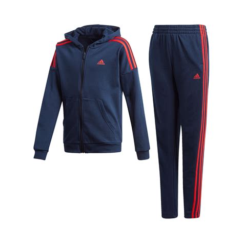 adidas original herren baumwolle trainingsanzug marineblau rot|adidas originals herren trainings.